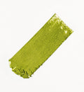 matcha swatch for 'Sora' tea from Shizuoka, Japan with details on cultivars and harvest.